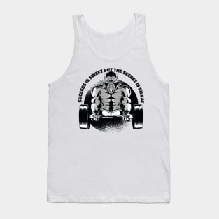 Muscle Gorilla train hard for gains Tank Top